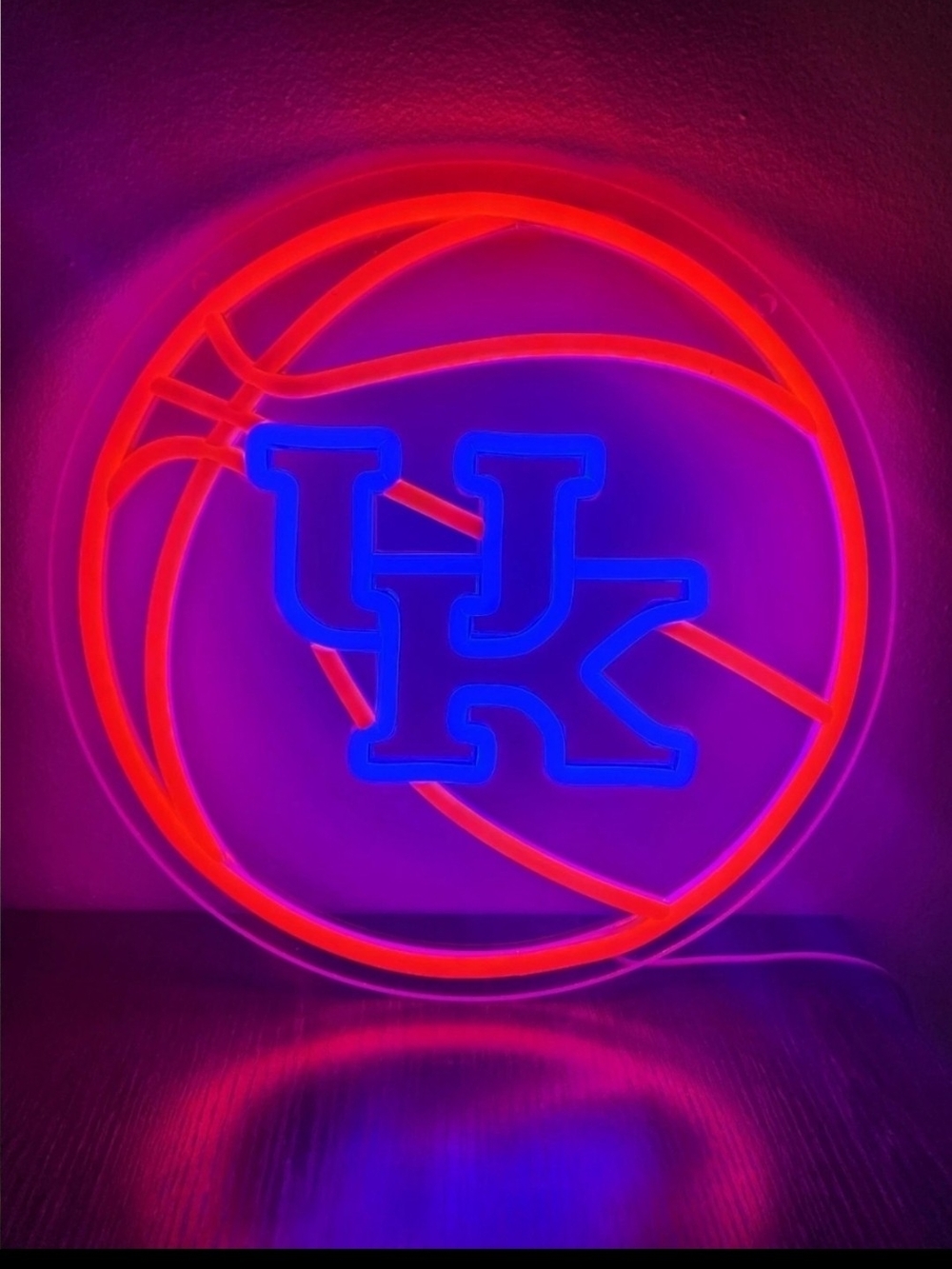 University Of Kentucky Wildcats 12in NCAA Basketball LED USB Light Wall Decor